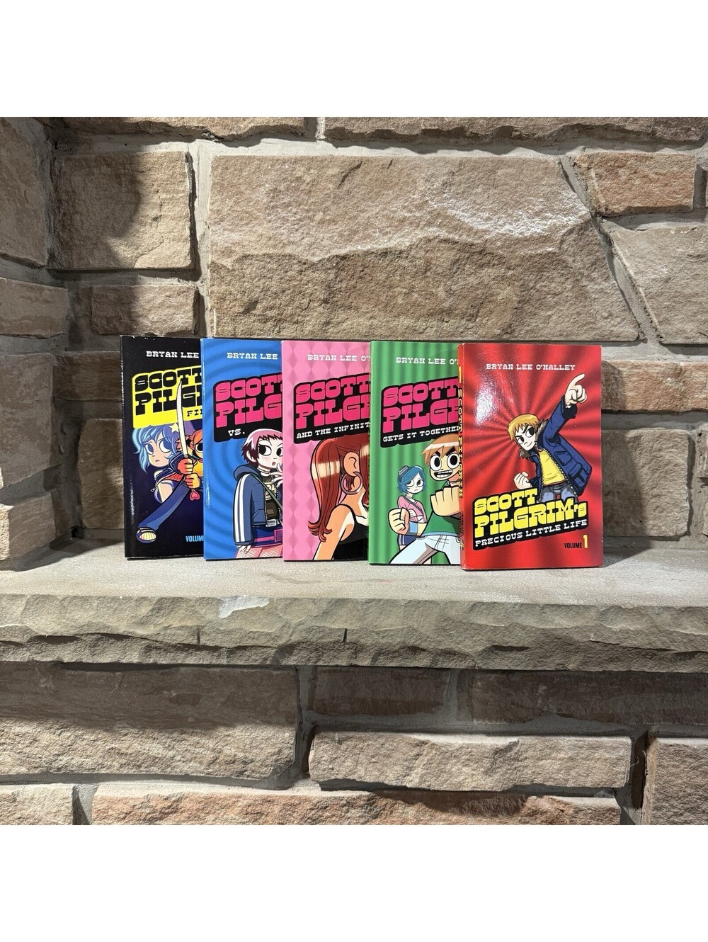 Scott Pilgrim Graphic Novel Paperback Lot Volumes 1 2 3 4 6